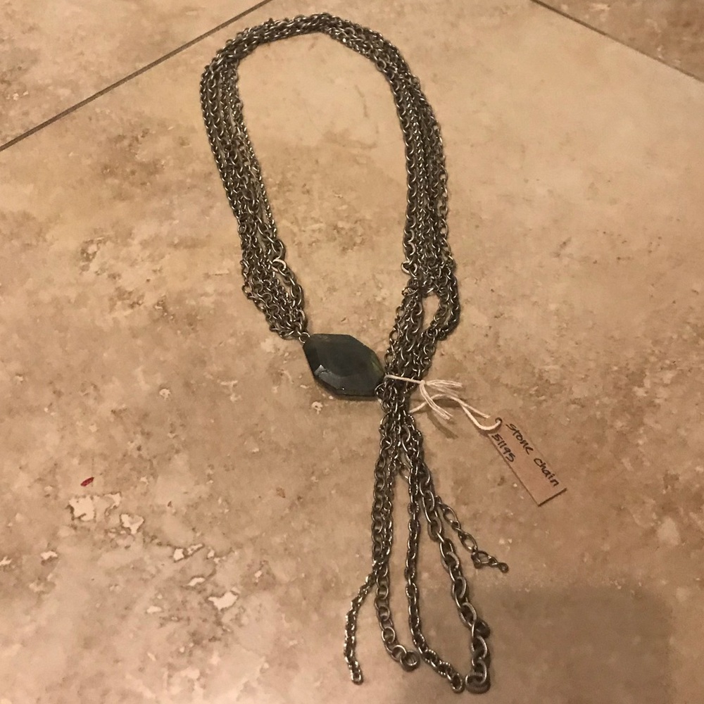 Silver chain necklace